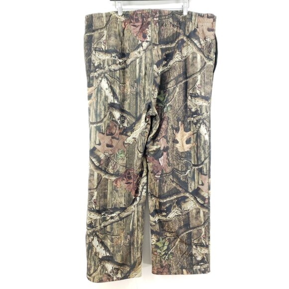 Red Head Mens 3XL Camouflage Fleece Pants With Drawstring Waist & Full Leg Style - Picture 2 of 10